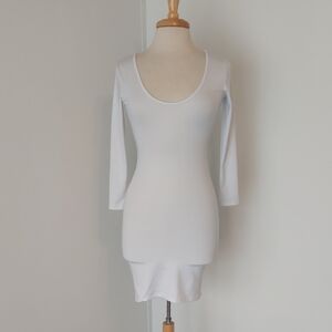 Elegant White Bodycon Dress
